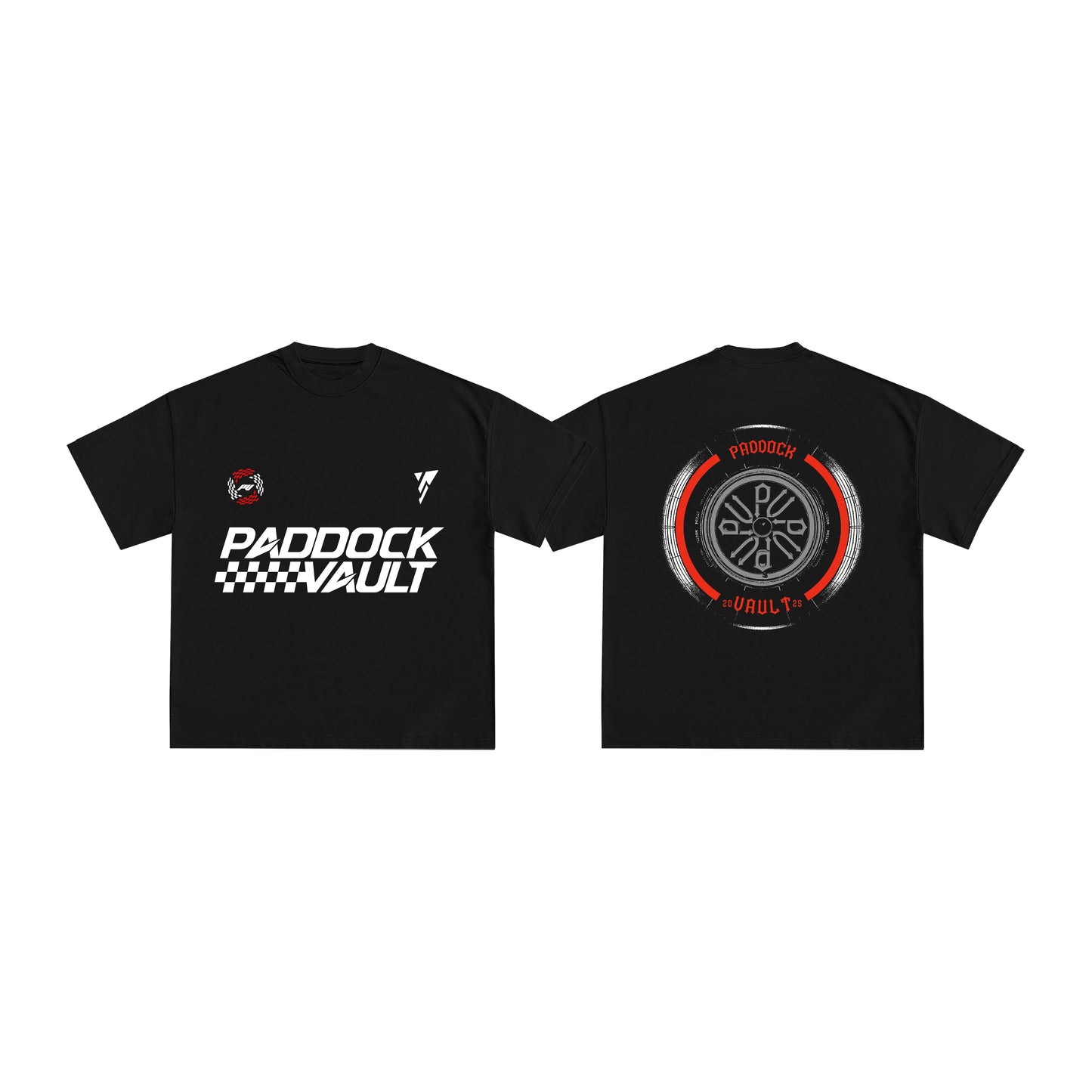 TRACK BURN CROPPED TEE