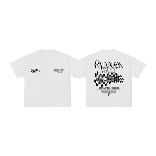 RACEWAY EDITION CROPPED SHIRT | WHITE