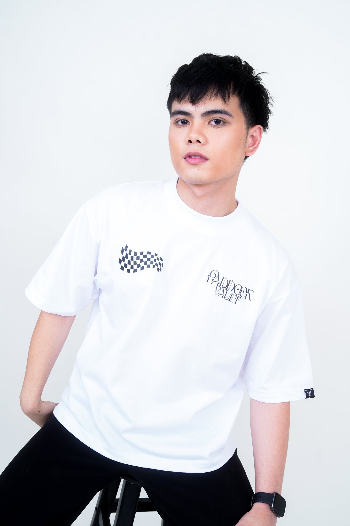RACEWAY EDITION CROPPED SHIRT | WHITE