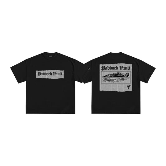 HEADLINE TEE | BLACK