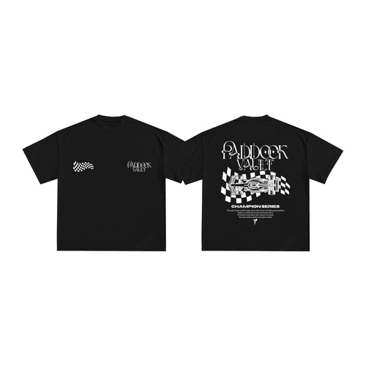 RACEWAY EDITION CROPPED SHIRT | BLACK