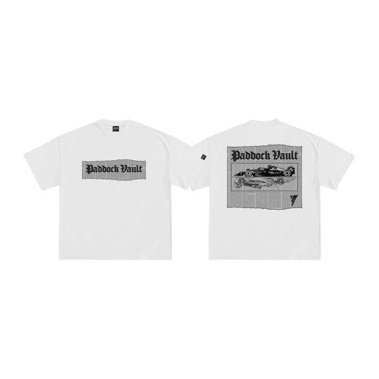 HEADLIINE TEE | WHITE